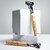 SHAVECO Edge 3 Bamboo Razor 1 Handle with 2 Cartridges