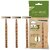 SHAVECO Bamboo Safety Disposable Razor for Men  3 Blades Razor with Lubricating Strip / Pivot Head  Pack of 3