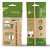 SHAVECO Bamboo Safety Disposable Razor for Men  3 Blades Razor with Lubricating Strip / Pivot Head  Pack of 3