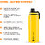 IMPETUS Water Sipper Stainless Steel Water Bottle 1 Litre, Leakproof, Rust free