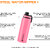 IMPETUS Water Sipper Stainless Steel Water Bottle 1 Litre, Leakproof, Rust free