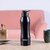 IMECO Eco-Curve Stainless Steel Water Bottle with Sipper Cap Black 1 Litre