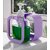 Purple Soap Dispenser, Refillable Hand Soap Dispenser for Bathroom and Dish Soap Dispenser for Kitchen Sink, Liquid Soap