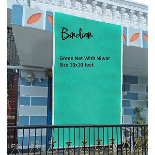 10x10 Green net with niwar 75% UV Block Multipurpose for Garden/Balcony 10x10 Green net with niwar 75% UV Block Multipurpose for Garden/Balcony