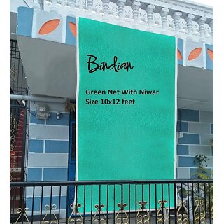 10x12 Green net with niwar 75% UV Block Multipurpose for Garden/Balcony 10x12 Green net with niwar 75% UV Block Multipurpose for Garden/Balcony