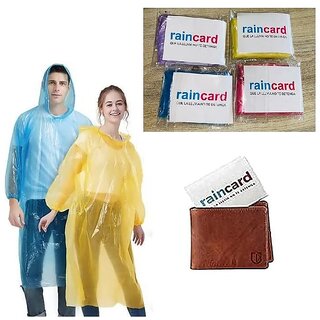 Unisex Disposable Rain Card for Emergency Use Waterproof with Smallest Pocket Size| Easy to Carry & and Reusable 2 3 time wear Thin Plastic Multi Color Free Size (5 pc) Unisex Disposable Rain Card for Emergency Use Waterproof with Smallest Pocket Size| Easy to Carry & and Reusable 2 3 time wear Thin Plastic Multi Color Free Size (5 pc)