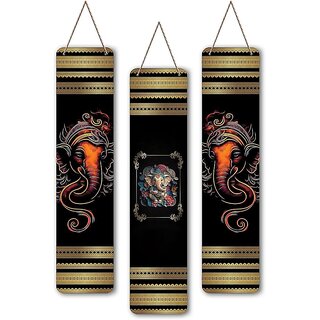 Wooden Wall Hanging Decorative Items for Home Decoration 3 Pcs (Set of 1) Wooden Wall Hanging Decorative Items for Home Decoration 3 Pcs (Set of 1)