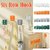 Adhesive Hooks Sticky Hooks,6-Link Traceless Hanging Brackets,Stick on Wall Hooks Bathroom Kitchen Office Outdoors,Hanging Coat Cloth Towel Key Decorations - 2 pc (12 Hook) Multi Color.