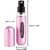 6ml Portable Mini Refillable Empty Perfume Spray Bottle Atomizer Pump Case for Travel and Outgoing (Pink)