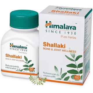                      Himalaya Wellness Shallaki Bone & Joint Wellness | Reduces pain and inflammation | Tablets - 60 Count Pack of 6                                              