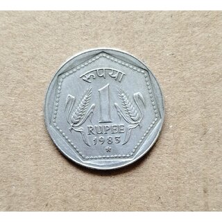 one rupees 1983 hydrabad mint rare collection