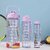 3-in-1 Motivational Water Bottle Combo Set (2000ML, 1000ML, 500ML)  Leakproof BPA-Free Bottles with Time Marker, Straw