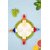 Set of 6 Plastic Reusable Rocket ice Pop Makers, Homemade Popsicle/Frozen Ice Cream/Kulfi Candy for Children  Adults