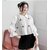 Minha white colour top for girls and women