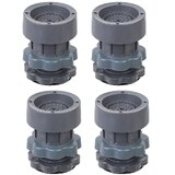 Arni Grey Plastic Washing Machine Stand Anti Vibration Pads Washer Foo..