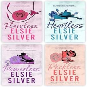 Flawless + Heartless + Powerless + Reckless Comboo Book With Free Double Side Printed Bookmark