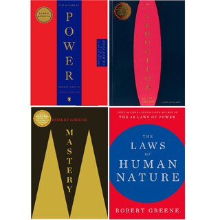 Robert Greene 4 Books Set 48 Laws, Seduction, Mastery Laws of Human Nature Robert Greene 4 Books Set 48 Laws, Seduction, Mastery Laws of Human Nature