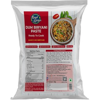 Regal Kitchen Biryaan Dum Biryani Paste 1kg Ready to Cook Cooking Paste 3-Step Easy to Cook Regal Kitchen Biryaan Dum Biryani Paste 1kg Ready to Cook Cooking Paste 3-Step Easy to Cook