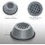 Arni Grey Plastic Washing Machine Stand Anti Vibration Pads Washer Foot Pads Dryer