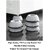 Arni Grey Plastic Washing Machine Stand Anti Vibration Pads Washer Foot Pads Dryer