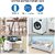 Arni Grey Plastic Washing Machine Stand Anti Vibration Pads Washer Foot Pads Dryer