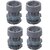 Arni Grey Plastic Washing Machine Stand Anti Vibration Pads Washer Foot Pads Dryer
