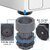 Arni Grey Plastic Washing Machine Stand Anti Vibration Pads Washer Foot Pads Dryer