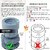 Arni Grey Plastic Washing Machine Stand Anti Vibration Pads Washer Foot Pads Dryer