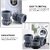 Arni Grey Plastic Washing Machine Stand Anti Vibration Pads Washer Foot Pads Dryer