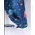 Boys Space Print Short Sleeve Button Down Shirt, White with Blue and Yellow Pattern, Casual Cotton