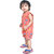 Kid Kupboard Cotton Baby Girls T-Shirt and Short Set, Red, Sleeveless, 2-3 Years KIDS7578