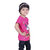 Kid Kupboard Cotton Girls T-Shirt, Pink, Half-Sleeves, 6-7 Years KIDS7586