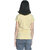 Kid Kupboard Cotton Girls T-Shirt, Yellow, Half-Sleeves, 10-11 Years KIDS7599