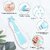 Baby Nail Trimmer Electric Nail Drill, Safe Baby Nail File,Baby Nail Clippers with Light &6 Grinding Pads Polishing Shape Tools for Newborn Toddler or Adults Toes and Fingernails, Kids Nail Care, Polish Trim,
