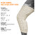 IMPETUS knee caps for women for pain relief, knee support for men gym (Size - XL)