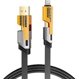 Digimate Type C 1 m Braided 4 in 1 65W Fast Charging Cable Compatible ..