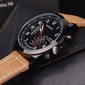 Curren Men Black Analog Watch
