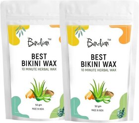 (Pack of 2) Bindian Natural & Herbal Wax Powder 50 gram Wax