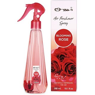 OSSA Blooming Rose Air Freshener Long Lasting Home Fragrance For Home And Office Spray (300 ml) OSSA Blooming Rose Air Freshener Long Lasting Home Fragrance For Home And Office Spray (300 ml)