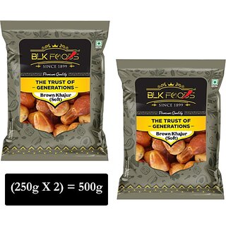 Blk Foods Brown Dates 500G | Khajoor | Aalu Khajur | Fibre Rich Khayzur | Energy Booster Dates (2 X 250 G) Blk Foods Brown Dates 500G | Khajoor | Aalu Khajur | Fibre Rich Khayzur | Energy Booster Dates (2 X 250 G)