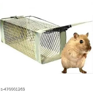                       Metal Rat Trap Cage Mouse Pinjra Pack of 1 pic                                              