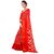 Red Colour Cotton Bandhani Printed Saree