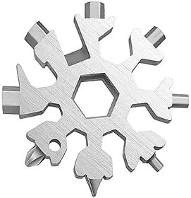 18 in 1 Snowflake MultitoolOutdoor Travel Camping Adventure Snowflake ToolHusband Grandpa Unique Dad Stocking Stuffers.Mens Stocking Stuffers for Christmas Best Stocking Stuffer Ideas