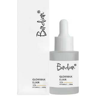 Bindian Glowmax Elixir10% Vitamin C Booster Face Serum, Increases Skin's Glow Instantly and Reduces Spots Overtime, with & Lemon Aspen Extract, for Men & Women, 30 ml Bindian Glowmax Elixir10% Vitamin C Booster Face Serum, Increases Skin's Glow Instantly and Reduces Spots Overtime, with & Lemon Aspen Extract, for Men & Women, 30 ml