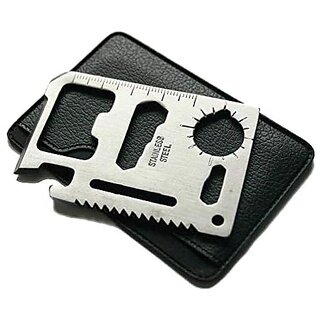 Gadget Hero's Stainless Steel Bottle Opener 11 In 1 Multi Function Credit Card Style Survival Tool Kit Gadget Hero's Stainless Steel Bottle Opener 11 In 1 Multi Function Credit Card Style Survival Tool Kit