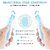 Baby Nail Trimmer Electric Nail Drill, Safe Baby Nail File,Baby Nail Clippers with Light &6 Grinding Pads Polishing Shape Tools for Newborn Toddler or Adults Toes and Fingernails, Kids Nail Care, Polish Trim,