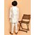 PrintCultr Boys Festive & Party Kurta and Pyjama Set (White)