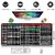 Anti-Slip Keyboard Pad with Office Software Shortcuts Pattern Clear Extended Large Cheat Sheet Mouse Pad Large Rubber Base Mice Smooth Cloth Desk Mat Excel Shortcut Keys Mouse Pad (80x30cm)