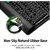 Anti-Slip Keyboard Pad with Office Software Shortcuts Pattern Clear Extended Large Cheat Sheet Mouse Pad Large Rubber Base Mice Smooth Cloth Desk Mat Excel Shortcut Keys Mouse Pad (80x30cm)
