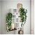 De Gardenia Artificial Plants with Pot Leaves Hanging Ivy Garlands Plant Greenery Vine Creeper Home Decor Door Wall Balcony Decoration Party (2 Pcs Money Plants With1 Black Plastic Pot) DGH S4O1
